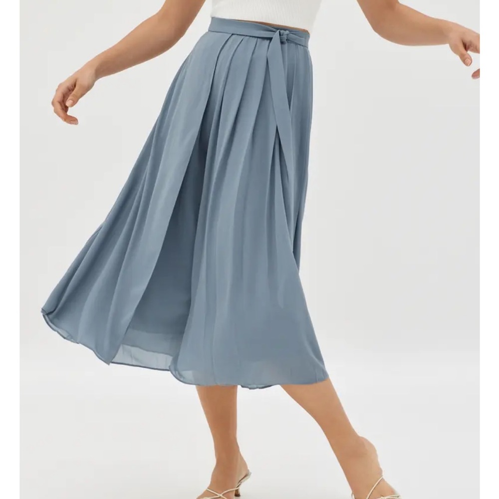 Marita Wrap Pleated Culottes